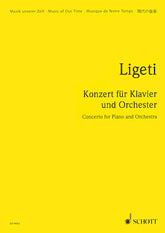 Ligeti Concerto for Piano and Orchestra Score