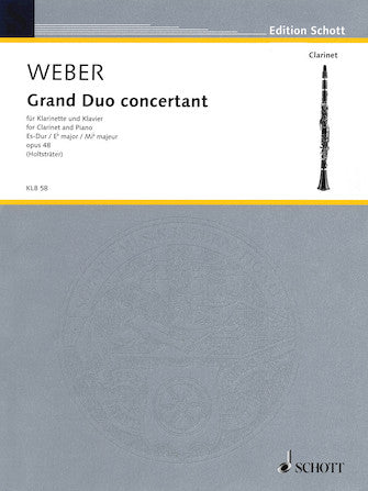 Weber Grand Duo Concertante, Op. 48