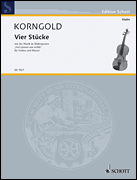 Korngold Much Ado About Nothing - 4 Pieces