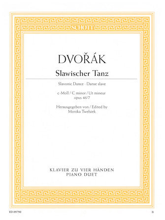 Dvořák: Slavonic Dance in C Minor Op. 46, No. 7 - Piano Duet