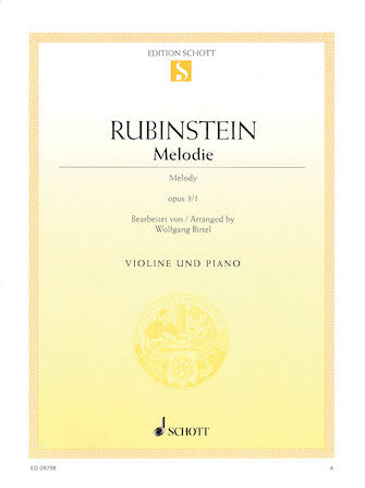 Rubinstein Melodie, Op. 3 No. 1