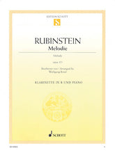 Rubinstein Melodie Op. 3, No. 1