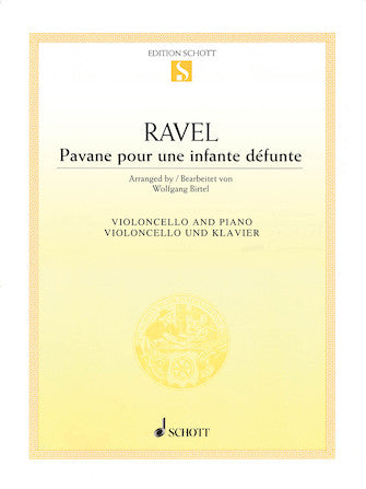 Ravel Pavane pour une infante défunte For Cello and Piano