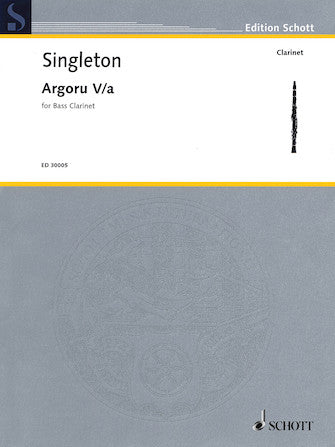 Singleton Argoru V/a for Bass Clarinet