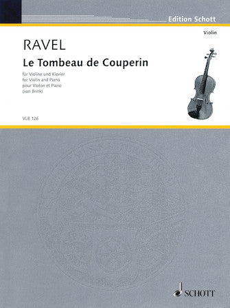 Ravel Le Tombeau De Couperin for Violin and Piano