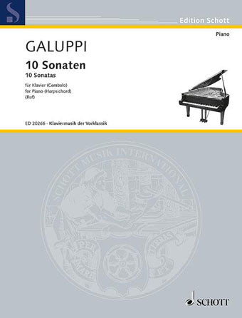 Galuppi 10 Sonatas Piano or Harpsichord