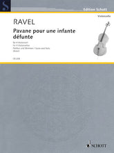 Ravel Pavane pour une infante défunte for 4 Cellos