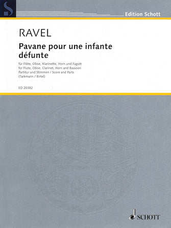 Ravel Pavane pour une infante défunte for Woodwind Quintet