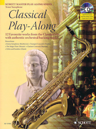 Classical Play-Along Tenor Saxophone: 12 Favorite Works BK/CD  /
