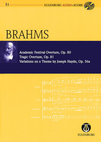 Brahms Academic Festival Overture, Tragic Overture, Variations on a Theme by Haydn