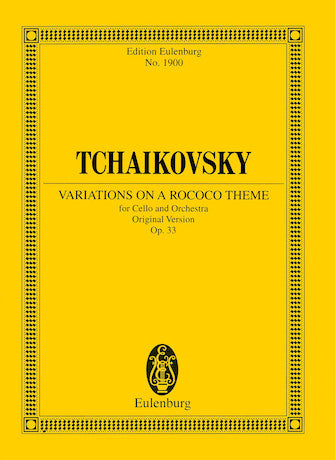 Tchaikovsky Variations on a Rococo Theme for Cello and Orchestra