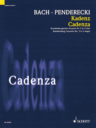Cadenza: Bach Brandenburg Concerto No.3 In G Major