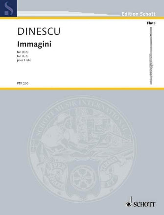 Dinescu Immagini For Solo Flute