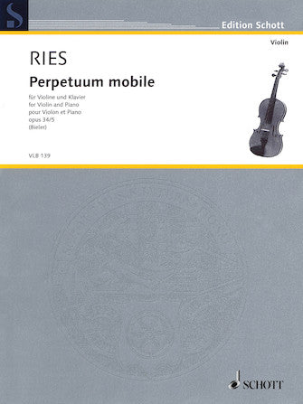 Ries Perpetuum Mobile Violin And Piano