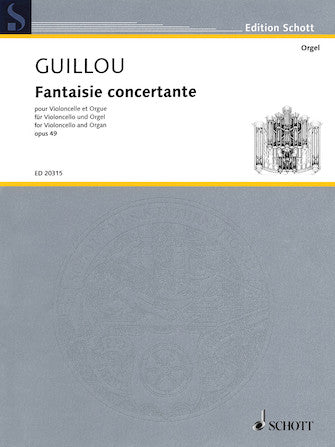 Fantaisie Concertante Op. 49 For Violoncello And Organ