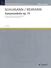 Schumann/Reimann FantasiestÜcke Op. 73 For Clarinet, Flute, Harp And Two Violas Sc/pts