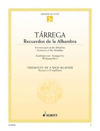 Tarrega Recuerdos De La Alhambra (Memories of the Alhambra)