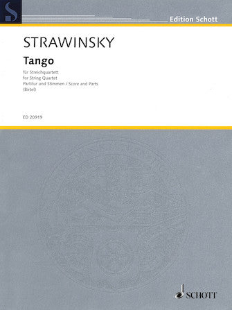 Stravinsky - Tango for String Quartet