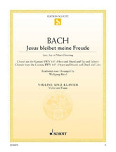 Bach Jesu, Joy Of Man's Desiring Choral From Cantata Bwv 147 Violin And Piano
