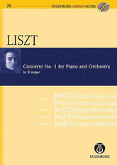 Liszt Concerto No. 1 For Piano And Orchestra In E-flat Major (Study Score With Cd)