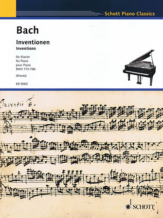 Bach, Johann Sebastianÿ- Inventions for Piano, BWV 772-786