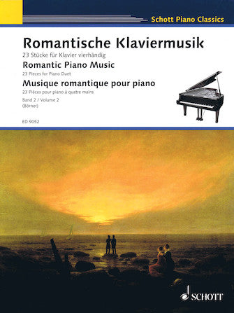 Romantic Piano Music 23 Pieces For Piano Duet