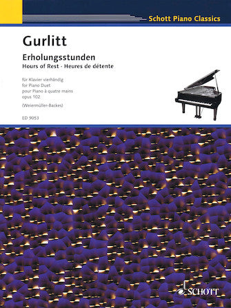 Hours of Rest, Op. 102 -¦26 Pieces in All Major and Minor Keys for Piano Duet