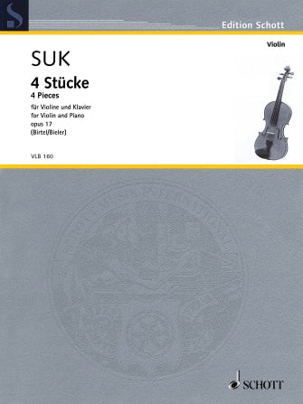 Suk 4 Pieces op 17 Violin & Pi