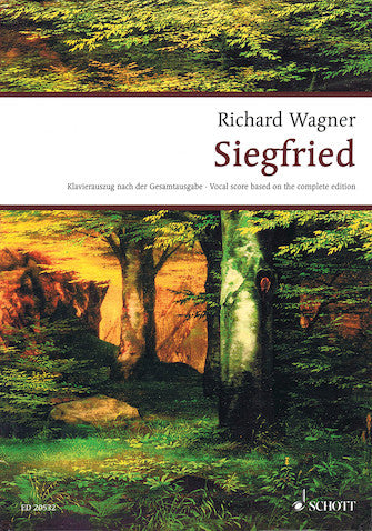 Wagner Siegfried WWV 86 C - Vocal Score Based on the Complete Edition Softcover