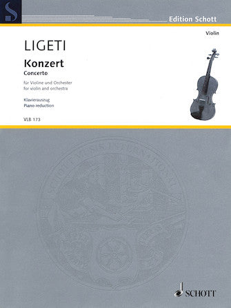 Ligeti Concerto Violin with Piano Reduction