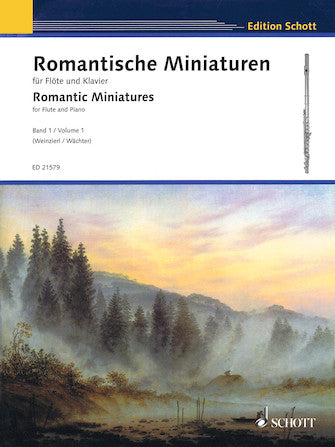 Romantic Miniatures for Flute and Piano - Volume 1