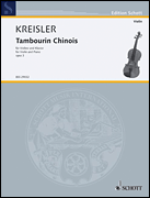 Kreisler Tambourin Chinois Op. 3 for Violin and Piano
