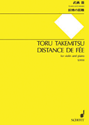 Takemitsu Distance de fee Violin/piano