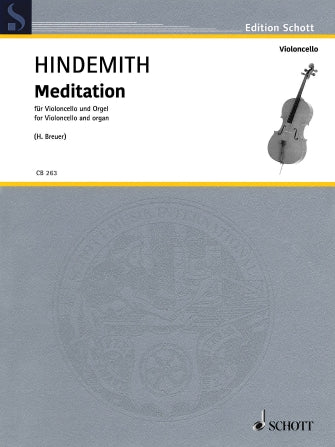 Hindimith Meditation from Nobilissim Visione arr. for Cello and Organ