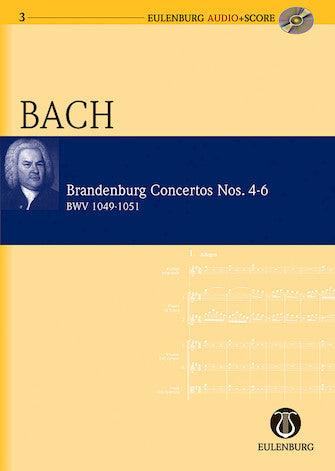 Bach Brandenburg Concertos 4-6 Study Score