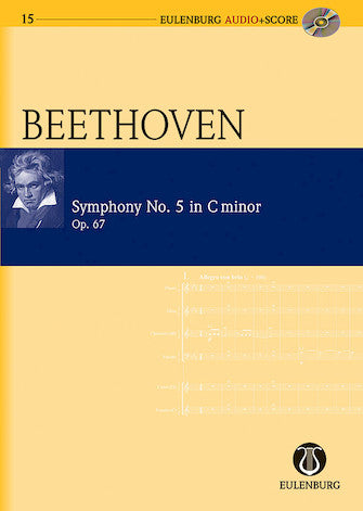Beethoven Symphony No. 5 in C Minor Op. 67 Study Score with CD