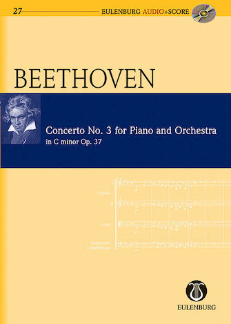 Beethoven Piano Concerto No. 3 in C Minor Op. 37 Study Score