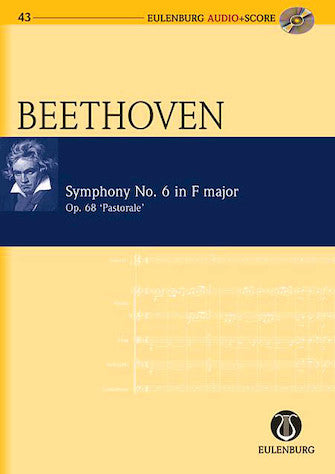 Beethoven Symphony No. 6 in F Major Op. 68 Pastorale Symphony Study Score with CD