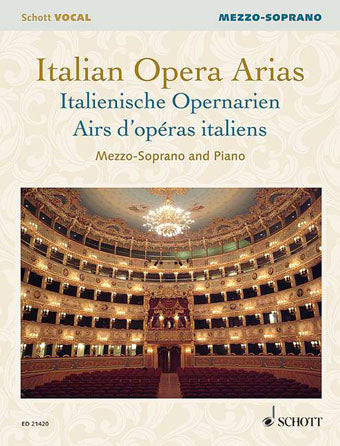 Italian Opera Arias Mezzo Soprano And Piano