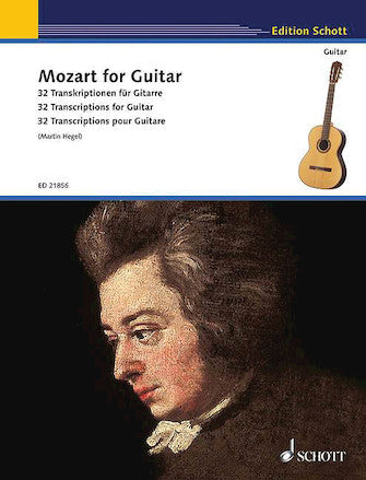 Mozart For Guitar: 32 Transcriptions