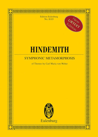 Hindemith Symphonic Metamorphosis - Study Score