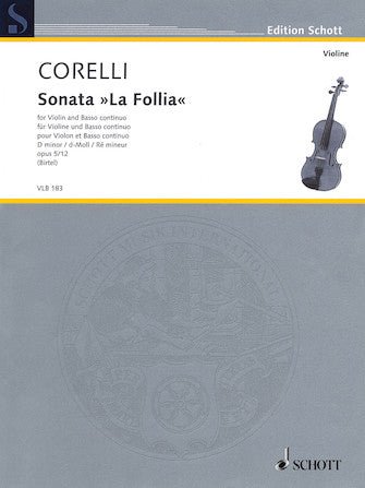 Corelli Sonata La Follia D minor, Op. 5/12