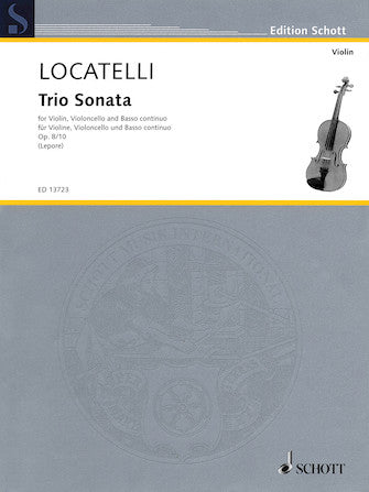 Trio Sonata, Op. 8/10 for Violin, Cello and Basso Continuo