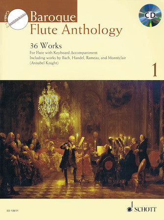 Baroque Flute Anthology Volume 1: 36 Works for Flute and Piano