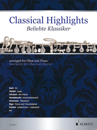 Classical Highlights Arranged for Oboe and Piano