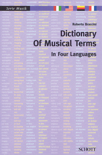 Dictionary of Musical Terms in Four Languages
