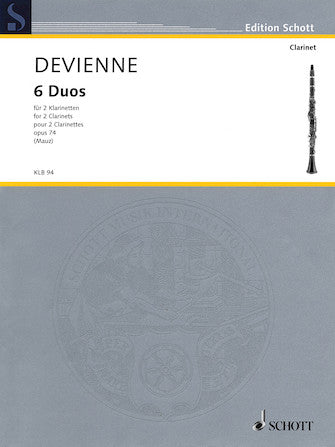Devienne 6 Duos, Op. 74