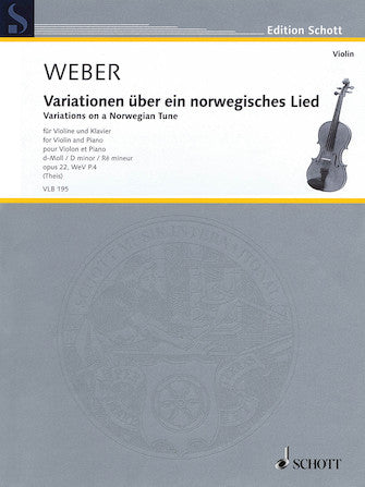 Variations on a Norwegian Tune, Op. 22