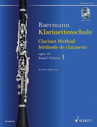 Baermann Clarinet Method, Op 63 Volume 1, Nos. 1-33