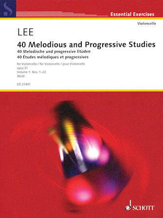 Lee 40 Melodious And Progressive Studies, Op. 31 Volume 1: Nos. 1-22